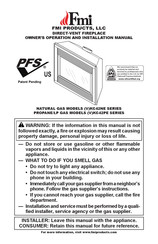 FMI (V)KC42NE series Owner's Operation And Installation Manual