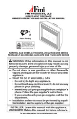 FMI (V)KC42NE series Owner's Operation And Installation Manual
