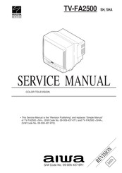Aiwa TV-FA2500 Service Manual