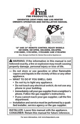 FMI VYD18PRC Owner's Operation And Installation Manual
