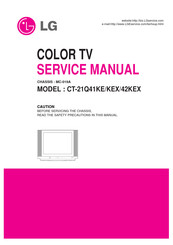 LG CT-21Q42KEX Service Manual