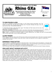 RHINO GXa Instruction Manual