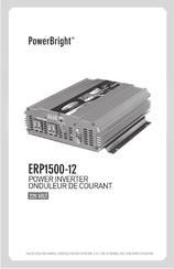 PowerBright ERP1500-12 Installation Instructions Manual