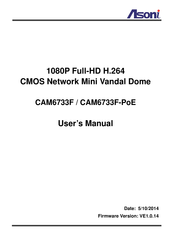 Asoni CAM6733F User Manual