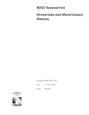 Nautel NX50 Operation And Maintenance Manual