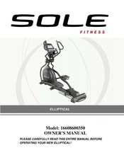 Sole Fitness 16608600350 Owner's Manual