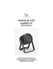 elektraLite eyeBall UV User Manual