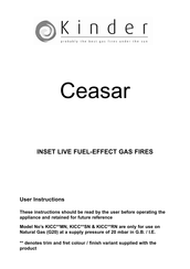 Kinder Ceasar User Instructions
