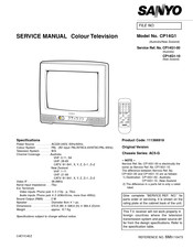 Sanyo CP14G1-10 Service Manual