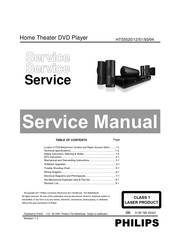 Philips HTS5520 Service Manual