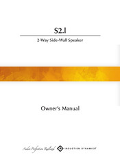 Induction Dynamics S2.l Owner's Manual