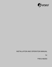 Eneo PXB-2180Z03 Operation Manual