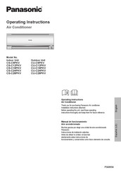 Panasonic CS-C24PKV Operating Instructions Manual