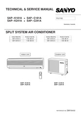 Sanyo SAP-C181A Technical & Service Manual