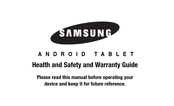 Samsung T550 Health And Safety And Warranty Manual