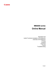 Canon MB5000 Series Online Manual