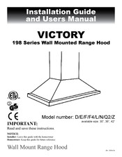 Victory 198 Series Installation Manual And User's Manual