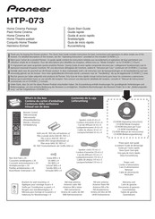 Pioneer HTP-073 Quick Start Manual