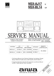 Aiwa CX-NBL14 Service Manual
