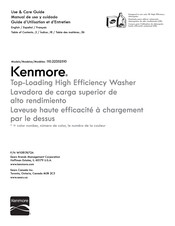 Kenmore 110.22352510 Use & Care Manual