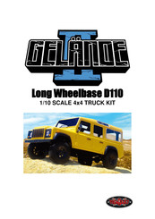 RC4WD Long Wheelbase D110 Assembly Manual