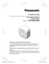 Panasonic KX-HNS102E Installation Manual
