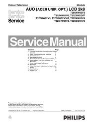 Philips T420XW01V9 Service Manual