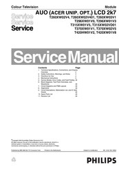 Philips T260XW03V1 Service Manual
