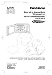 Panasonic INVERTER NN-SA636 Operating Instructions Manual