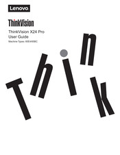 Lenovo ThinkVision X24 Pro User Manual