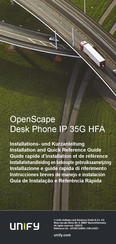 Unify OpenScape 35G HFA Installation And Quick Reference Manual