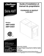 Dettson Lowboy AMT154SV Installation Instructions And Homeowner's Manual