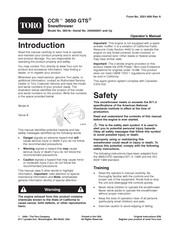 Toro 38518 Operator's Manual