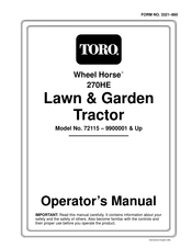 Toro 72115 Operator's Manual