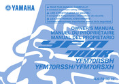 Yamaha YFM700RSBH Owner's Manual