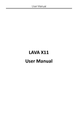 Lava X11 User Manual