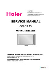 Haier HLH26ATBB Service Manual