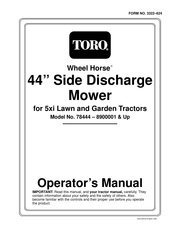 Toro 78444 Operator's Manual