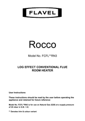 Flavel Rocco FCFL**RN3 User Instructions