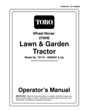 Toro 72110 Operator's Manual