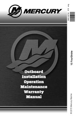 Mercury 10 FOURSTROKE Installation Operation Maintenance Warranty Manual