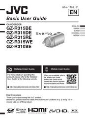JVC Everio GZ-R315BE Basic User's Manual