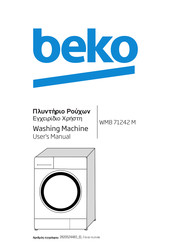 Beko WMB 71242 M User Manual
