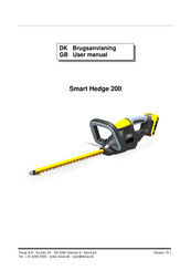 Texas Equipment Smart Hedge 200 User Manual