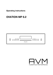 AVM OVATION MP 6.2 Operating Instructions Manual