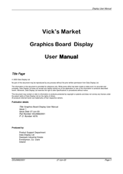 Data Display Vick's Market User Manual