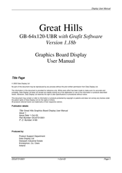 Data Display GB-64*120-UBR User Manual