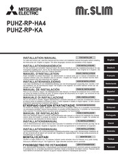 Mitsubishi Electric PUHZ-RP-HA4 Installation Manual
