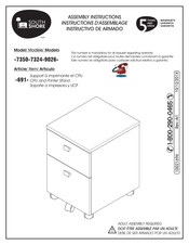 South Shore 7350 Assembly Instructions Manual