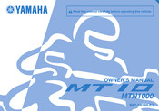 Yamaha MTN1000 Owner's Manual